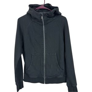 🥑5/$25 Zyia Active Black Full Zip Womens Hoodie Size Medium